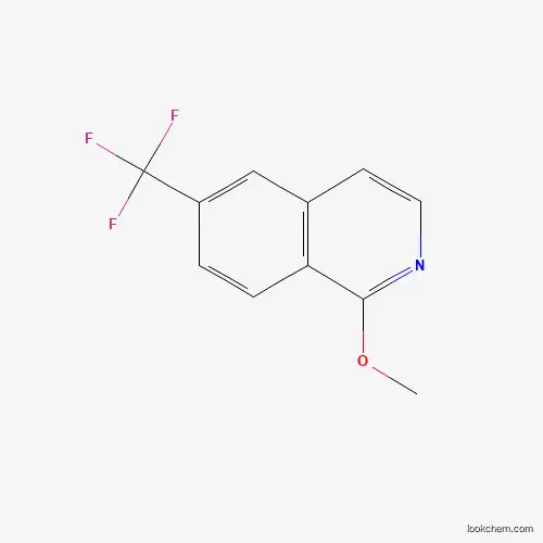 Molecular Structure of 1357945-84-6 (6-(Trifluoromethyl)-1-methoxyisoquinoline)