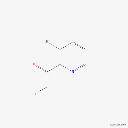 Molecular Structure of 1357946-75-8 (2-Chloro-1-(3-fluoropyridin-2-yl)ethanone)