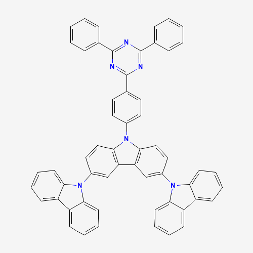 9'-(4-(4,6-diphenyl-1,3,5-triazin-2-yl)phenyl)-9'H-9,3':6',9''-tercarbazole