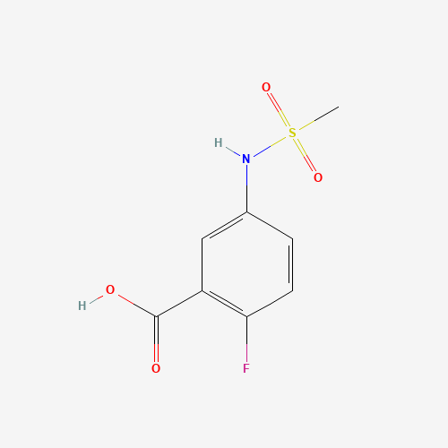 2-Fluoro-5-[(methylsulfonyl)amino]-benzoicacid