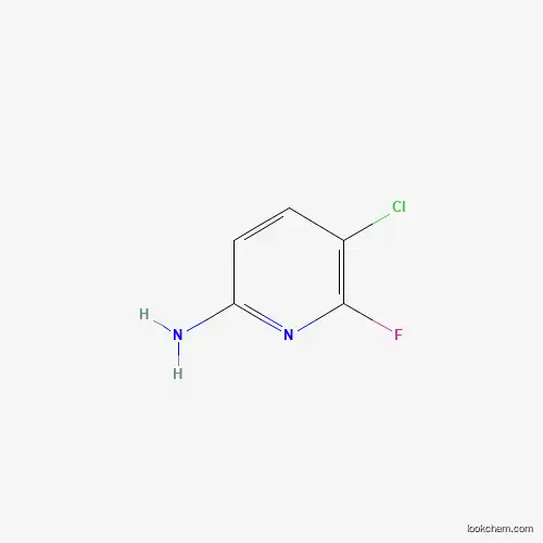 Molecular Structure of 1378595-22-2 (5-Chloro-6-fluoropyridin-2-amine)