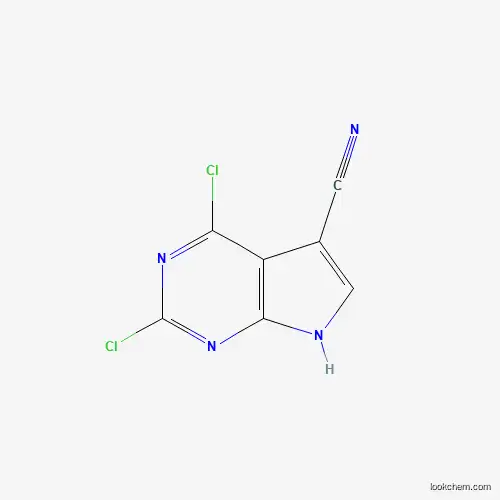 2,4-Dichloro-7h-pyrrolo[2,3-d]pyrimidine-5-carbonitrile