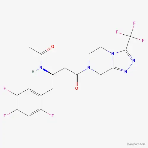 (R)-N-(4-oxo-4-(3-(trifluoromethyl)-5,6-dihydro-[1,2,4] triazolo[4,3-a]pyrazin-7(8H)-yl)-1-(2,4,5-trifluorophenyl) butan-2-yl)acetamide