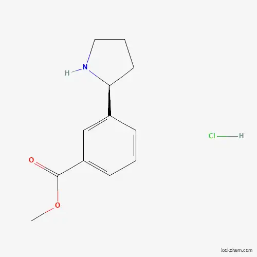 (S)-METHYL 3-(PYRROLIDIN-2-YL)BENZOATE HYDROCHLORIDE