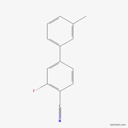 Molecular Structure of 1381944-81-5 (2-Fluoro-4-(3-methylphenyl)benzonitrile)