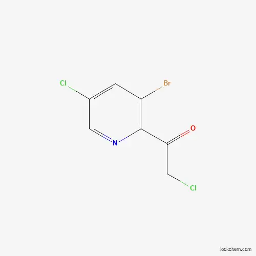 1-(3-Bromo-5-chloropyridin-2-YL)-2-chloroethanone