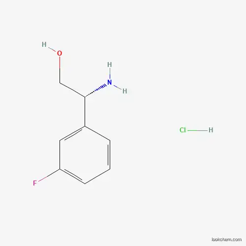 Molecular Structure of 1391447-14-5 ((R)-2-Amino-2-(3-fluorophenyl)ethanol hydrochloride)