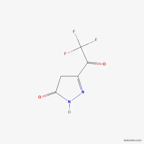 Molecular Structure of 139767-77-4 (3-(2,2,2-trifluoroacetyl)-1H-pyrazol-5(4H)-one)