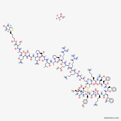 [3aS-(3aalpha,4beta,6aalpha)]-N-[5-(Hexahydro-2-oxo-1H-thieno[3,4-d]imidazol-4-yl)-1-oxopentyl]-8-L-leucine-22-D-tryptophan-25-L-tyrosine-somatostatin-28 (sheep)