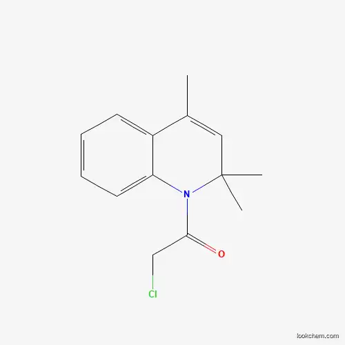 Molecular Structure of 14609-17-7 (2-Chloro-1-(2,2,4-trimethyl-2H-quinolin-1-yl)-ethanone)