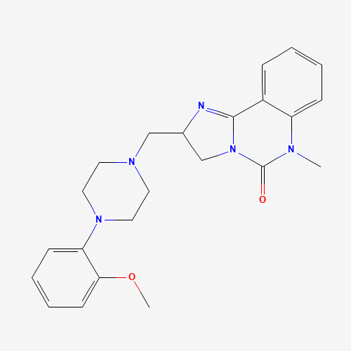 2-[[4-(2-METHOXYPHENYL)PIPERAZIN-1-YL] METHYL]-6-METHYL-2,3-DIHYDROIMIDAZO[1,2C]QUINAZOLIN-5(6H)-ONE
