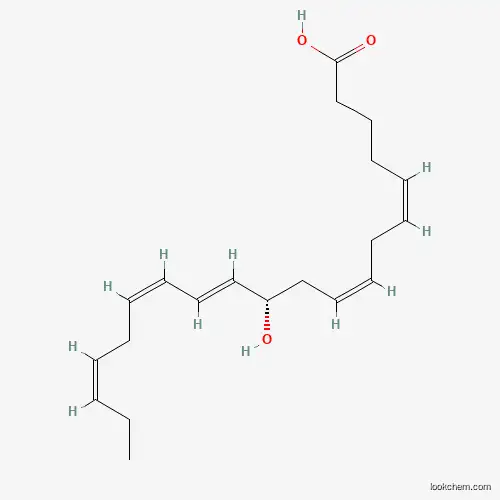 Molecular Structure of 156473-26-6 ((5Z,8Z,11S,12E,14Z,17Z)-11-hydroxyicosa-5,8,12,14,17-pentaenoic acid)