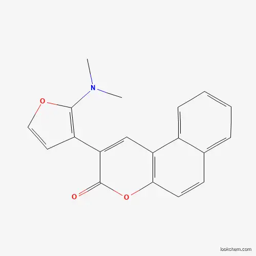 3h-Naphtho[2,1-b]pyran-3-one,2-[2-(dimethylamino)-3-furanyl]-