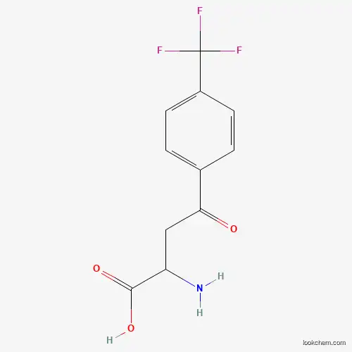 Molecular Structure of 168154-67-4 (DL-2-Amino-4-(4-trifluoromethylphenyl)-4-oxobutanoic acid hcl)