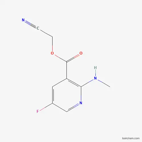 3-PYRIDINECARBOXYLIC ACID 5-FLUORO-2-(METHYLAMINO)-,CYANOMETHYL ESTER