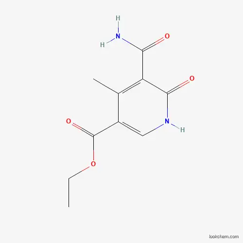 Molecular Structure of 171113-29-4 (Ethyl 5-(aminocarbonyl)-4-methyl-6-oxo-1,6-dihydro-3-pyridinecarboxylate)