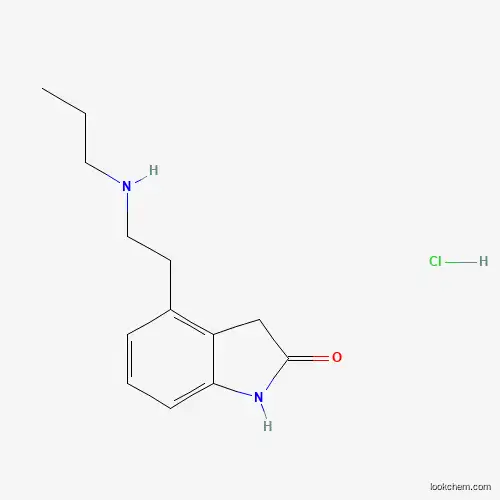 Molecular Structure of 173990-76-6 (4-(2-(Propylamino)ethyl)indolin-2-one hydrochloride)