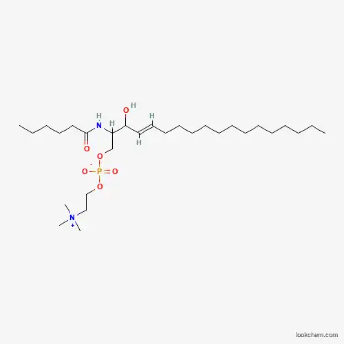 N-hexanoyl-D-erythro-sphingosylphosphorylcholine