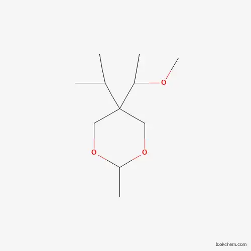 Molecular Structure of 19476-90-5 (trans-5-Isopropyl-5-(1-methoxyethyl)-2-methyl-1,3-dioxane)