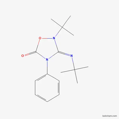 2-tert-ブチル-3-(tert-ブチルイミノ)-4-フェニル-1,2,4-オキサジアゾリジン-5-オン