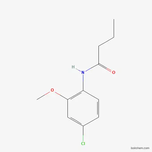 Butanamide, N-(4-chloro-2-methoxyphenyl)-
