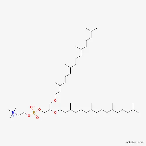 Molecular Structure of 200715-69-1 (1,2-Di-o-phytanyl-sn-glycero-3-phosphocholine)
