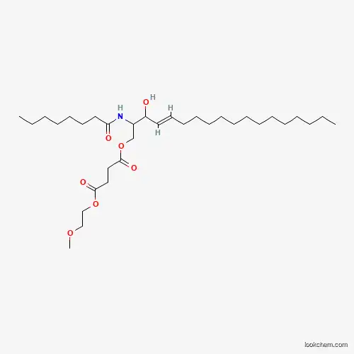 Molecular Structure of 212116-76-2 (C8 Peg2 ceramide)