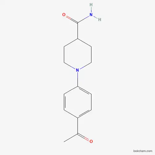 Molecular Structure of 250713-72-5 (1-(4-Acetylphenyl)-4-piperidinecarboxamide)