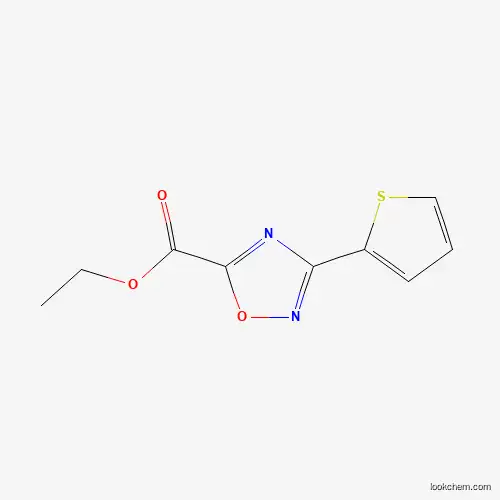 Molecular Structure of 261626-93-1 (Ethyl 3-(2-thienyl)-1,2,4-oxadiazole-5-carboxylate)