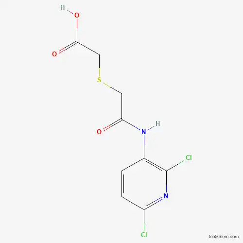 Molecular Structure of 287197-80-2 (2-({2-[(2,6-Dichloropyridin-3-yl)amino]-2-oxoethyl}thio)acetic acid)