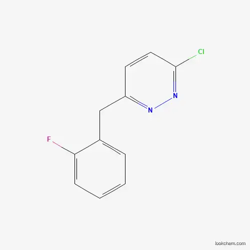 Molecular Structure of 200001-63-4 (3-Chloro-6-(2-fluorobenzyl)pyridazine)