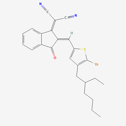2-(2-((5-bromo-4-(2-ethylhexyl)thiophen-2-yl)methylene)-3-oxo-2,3-dihydro-1H-inden-1-ylidene)malononitrile(2016036-48-7)