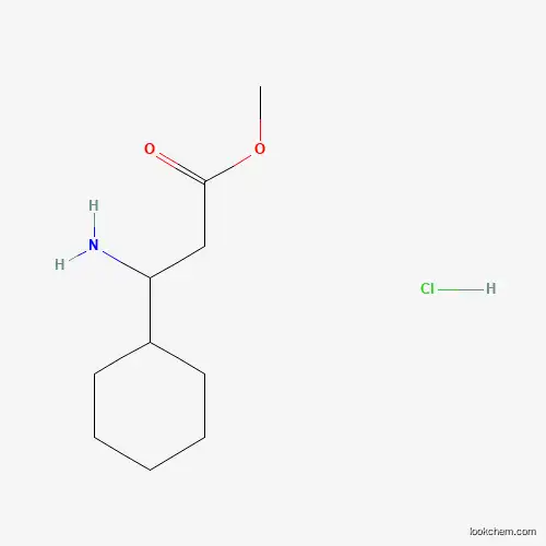 methyl 3-amino-3-cyclohexylpropanoate;hydrochloride