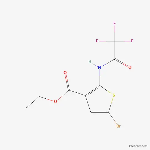 ethyl 5-bromo-2-(2,2,2-trifluoroacetamido)thiophene-3-carboxylate