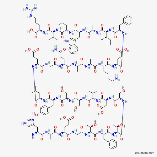 Molecular Structure of 204521-68-6 (H-His-Ala-Glu-Gly-Thr-Phe-Thr-Ser-Asp-Val-Ser-Ser-Tyr-Leu-Glu-Gly-Gln-Ala-Ala-Lys-Glu-Phe-Ile-Ala-Trp-Leu-Val-Arg-OH)