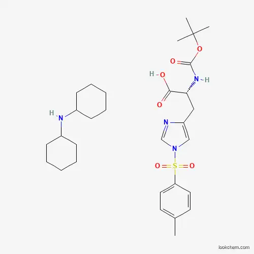 N-[(1,1-Dimethylethoxy)carbonyl]-1-[(4-methylphenyl)sulfonyl]-D-histidine compd. with N-cyclohexylcyclohexanamine