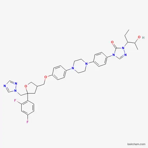 4-(4-(4-(4-(((3S,5R)-5-((1H-1,2,4-triazol-1-yl)methyl)-5-(2,4-difluoro phenyl)tetrahydrofuran-3-yl)methoxy)phenyl)piperazin-1-yl)phenyl)-1-((2R,3R)-2-hydroxypentan-3-yl)-1H-1,2,4-triazol-5(4H)-one