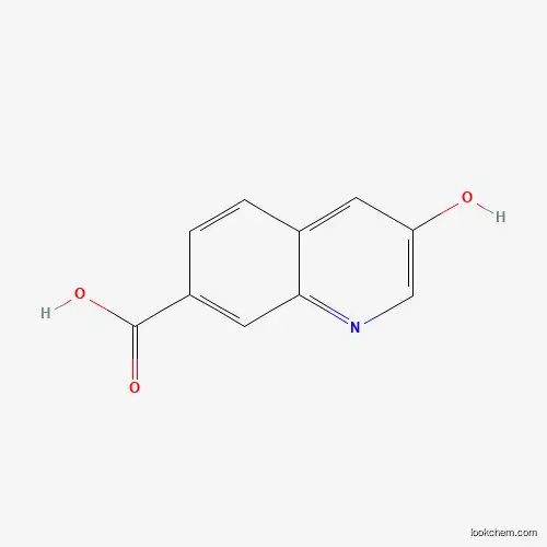 Molecular Structure of 219786-48-8 (3-Hydroxyquinoline-7-carboxylic acid)