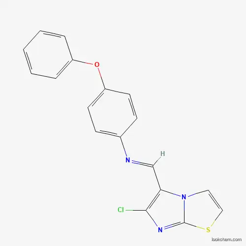 N-[(6-chloroimidazo[2,1-b][1,3]thiazol-5-yl)methylene]-4-phenoxyaniline