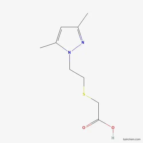 (2-(3,5-DIMETHYL-1-PYRAZOLYL)ETHYLTHIO)ACETIC ACID