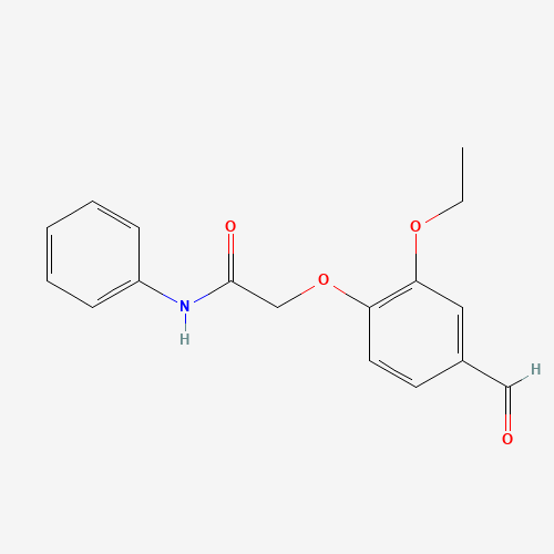 2-(2-ETHOXY-4-FORMYL-PHENOXY)-N-PHENYL-ACETAMIDE