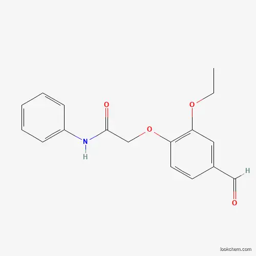 Molecular Structure of 247592-64-9 (2-(2-ethoxy-4-formylphenoxy)-N-phenylacetamide)