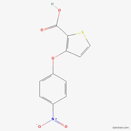 3-(4-Nitrophenoxy)thiophene-2-carboxylic acid