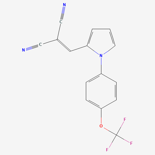 2-({1-[4-(Trifluoromethoxy)phenyl]-1H-pyrrol-2-yl}methylene)malononitrile