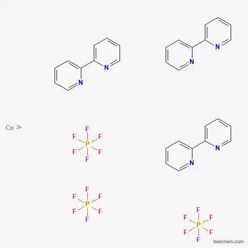Molecular Structure of 28277-53-4 (Tris(2,2'-bipyridine)cobalt(III) Tris(hexafluorophosphate))