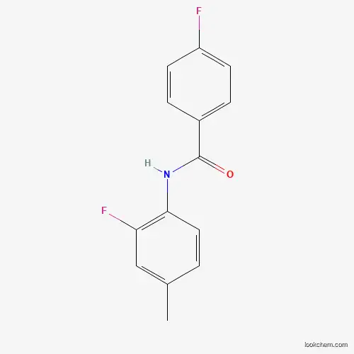 Molecular Structure of 299418-08-9 (4-fluoro-N-(2-fluoro-4-methylphenyl)benzamide)