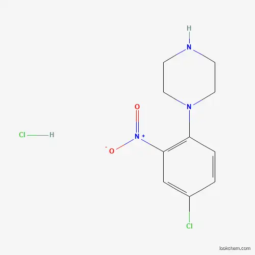 Molecular Structure of 299425-71-1 (1-(4-Chloro-2-nitrophenyl)piperazine hydrochloride)