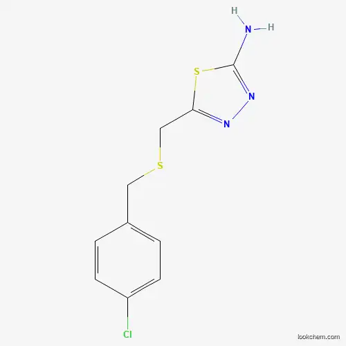 5-{[(4-Chlorobenzyl)sulfanyl]methyl}-1,3,4-thiadiazol-2-amine