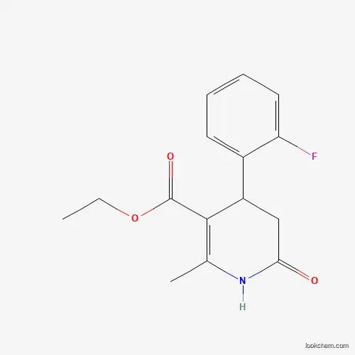 ETHYL 4-(2-FLUOROPHENYL)-2-METHYL-6-OXO-1,4,5,6-TETRAHYDRO-3-PYRIDINECARBOXYLATE