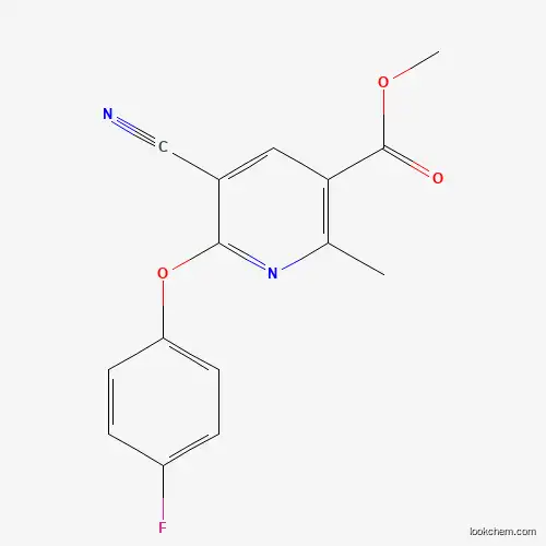Methyl 5-cyano-6-(4-fluorophenoxy)-2-methylnicotinate